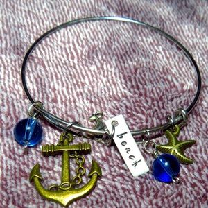 Gorgeous Beachy Dangle Bracelet with Charms